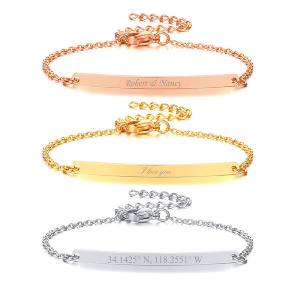 custom engraved bracelet